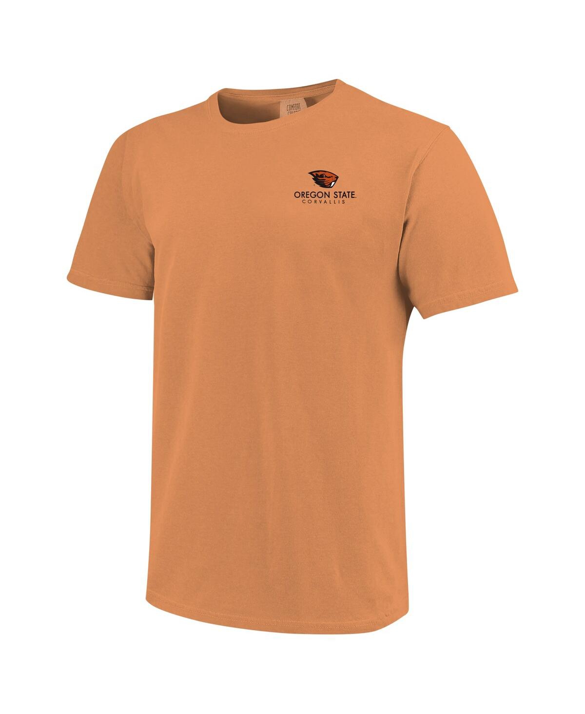 Image One Men's And Women's Orange Oregon State Beavers Scenic Comfort Colors T-shirt In Orange