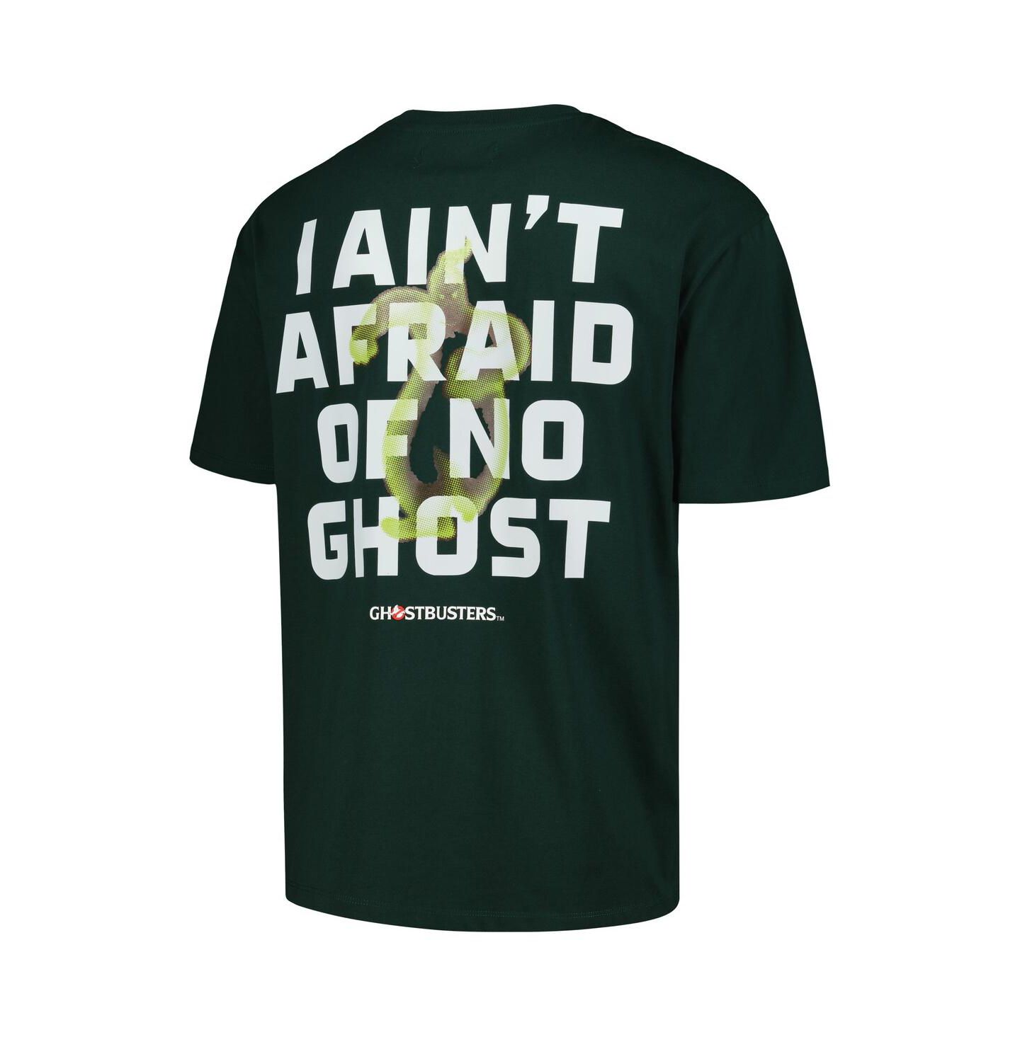 Футболка Freeze Max Green Ghostbusters Scared of No Ghosts Dropped Shoulder — фото 2