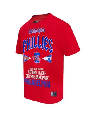 Men's Red Philadelphia Phillies Oversized City Tour T-Shirt