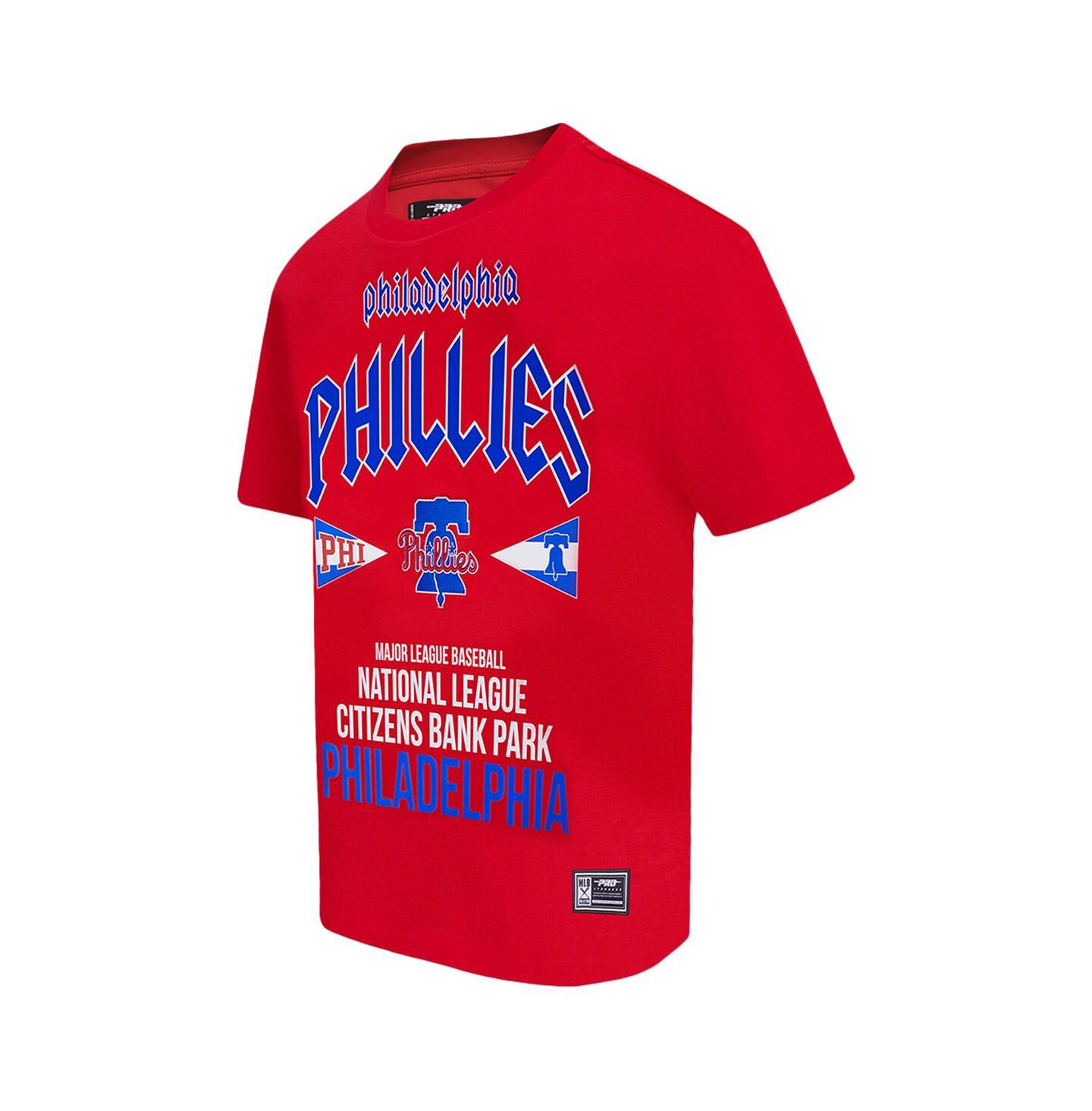 Мужская футболка Pro Standard Red Philadelphia Phillies Oversized City Tour — фото 4