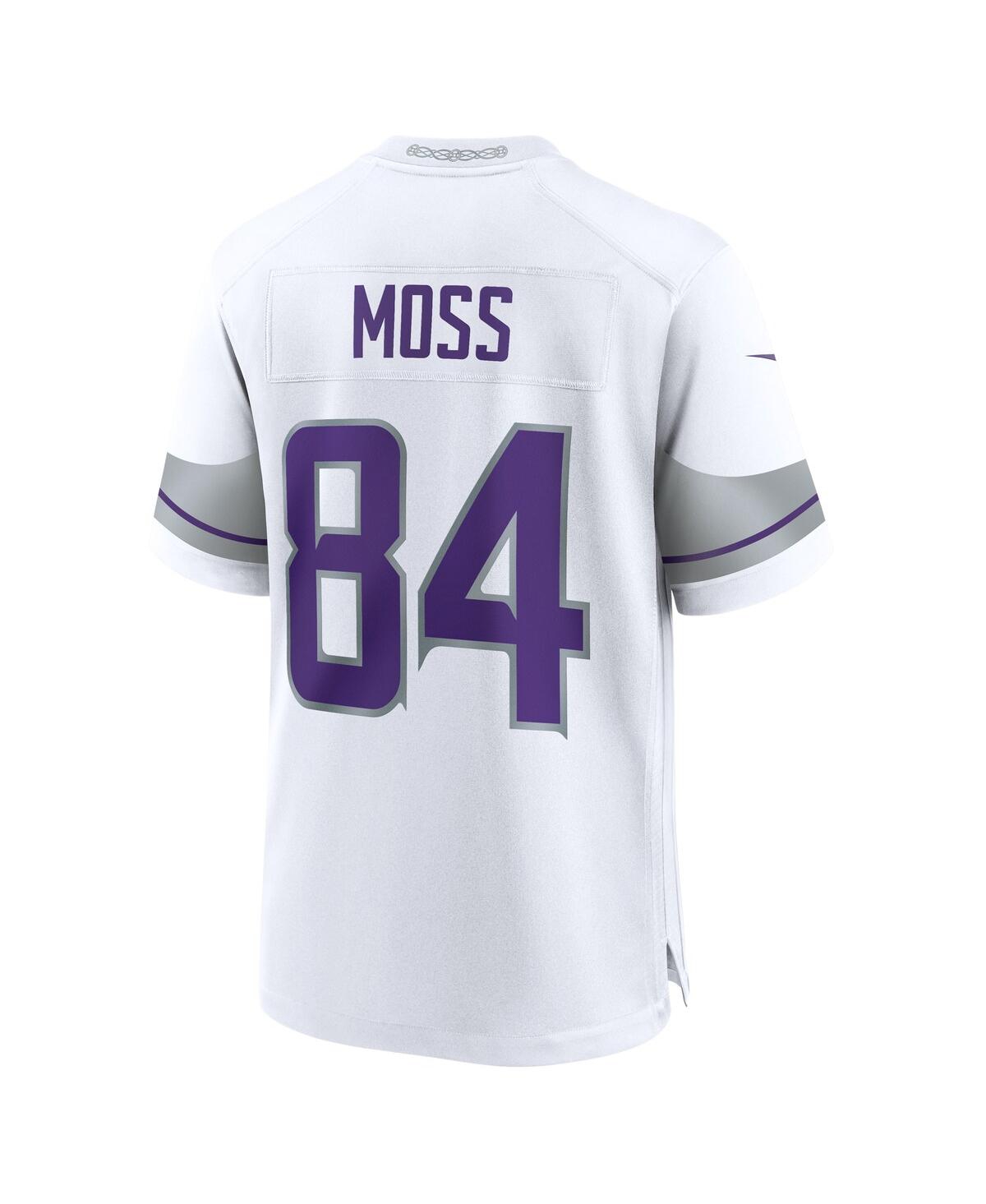 Nike Men's Randy MossMinnesota Vikings Alternate Retired Player Game Jersey - White