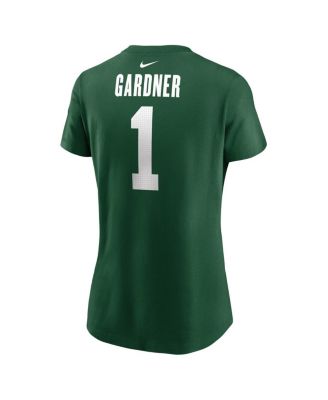 Women's Ahmad Sauce Gardner Legacy Green New York Jets Name Number T-Shirt