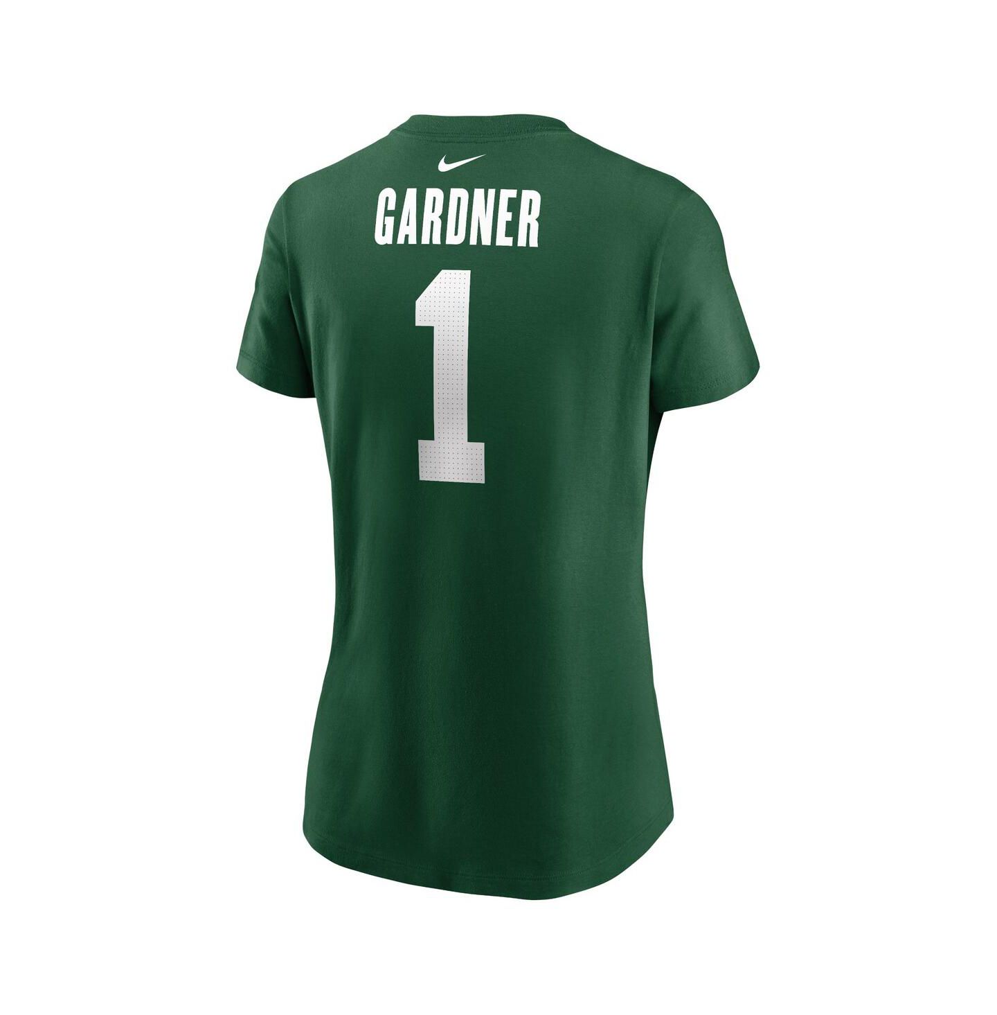 Женская футболка Nike Ahmad Sauce Gardner Legacy Green New York Jets Name & Number — фото 2