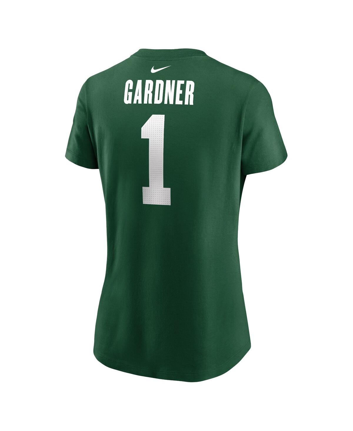 Nike Women's Ahmad Sauce Gardner Legacy Green New York Jets Name Number T-shirt In Green