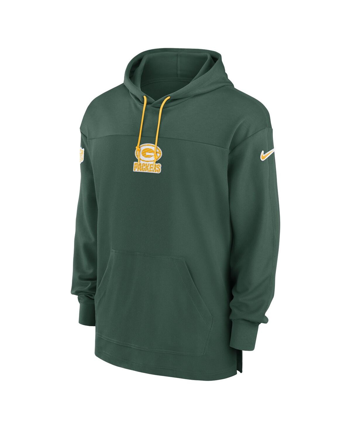 Nike Men'sGreen Bay Packers Sideline Jersey Performance Pullover Hoodie - Green