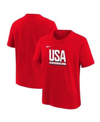 T-Shirt USA Basketball Team Number 4 – Unisexe, Coton Doux, Design Officiel Équipe USA Basket
