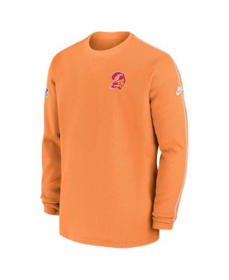 Men's Orange Tampa Bay Buccaneers Alternate Logo Coach Long Sleeve Top