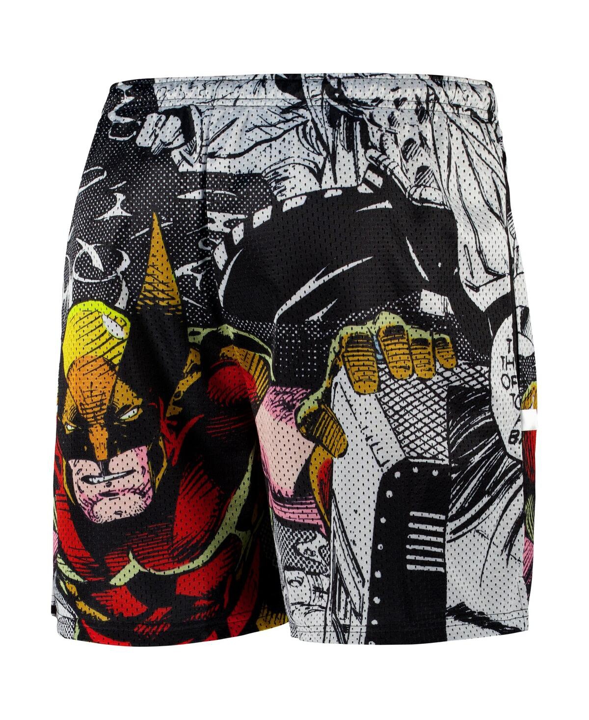 CHALK LINE MEN'S WHITE X-MEN WOLVERINE RETRO SHORTS 