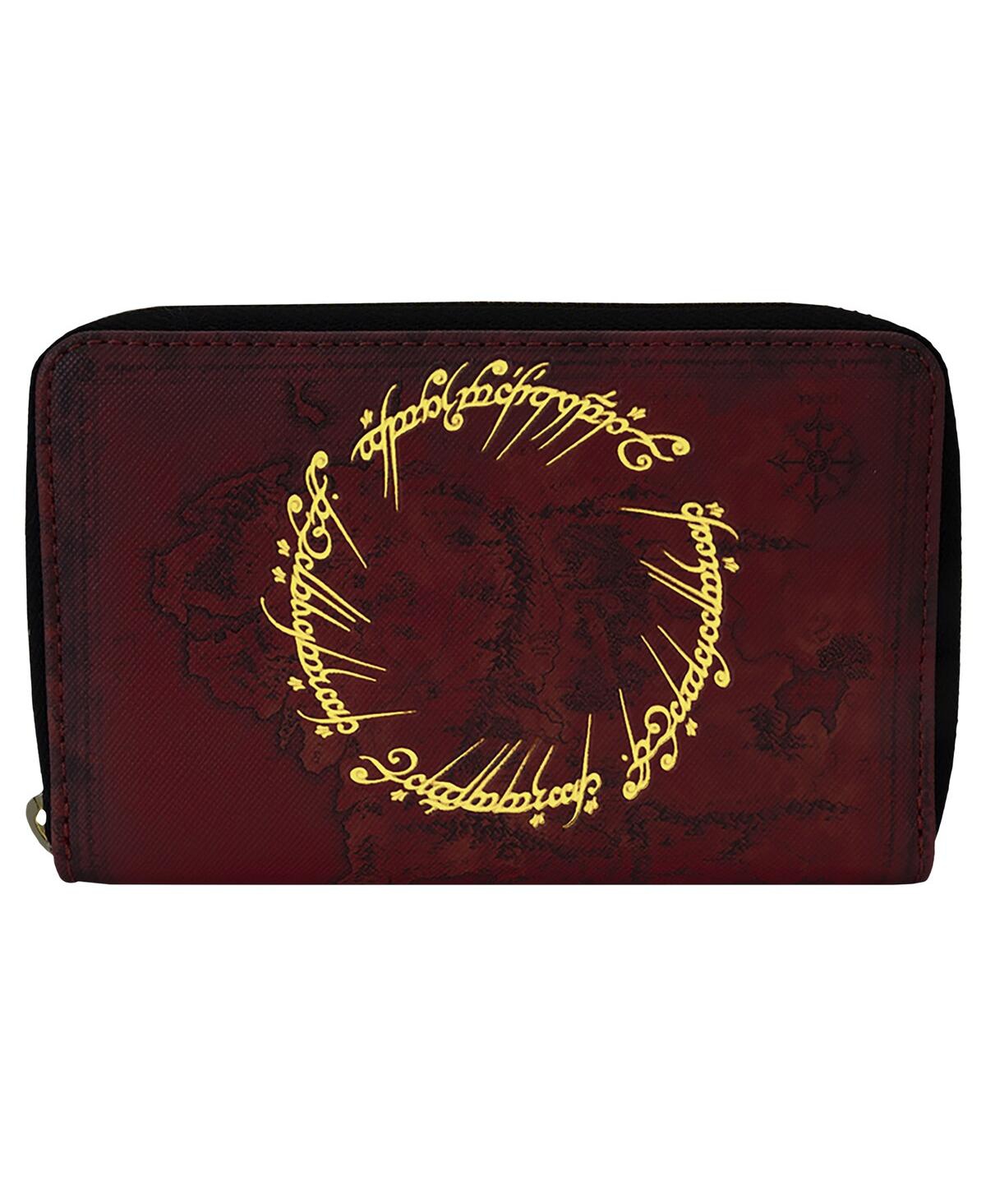 Loungefly Lord of the Rings the One Ring Glow Zip-Around Wallet