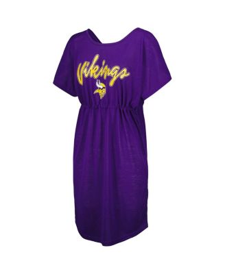 Women's Purple Minnesota Vikings Versus Swim Cover-Up