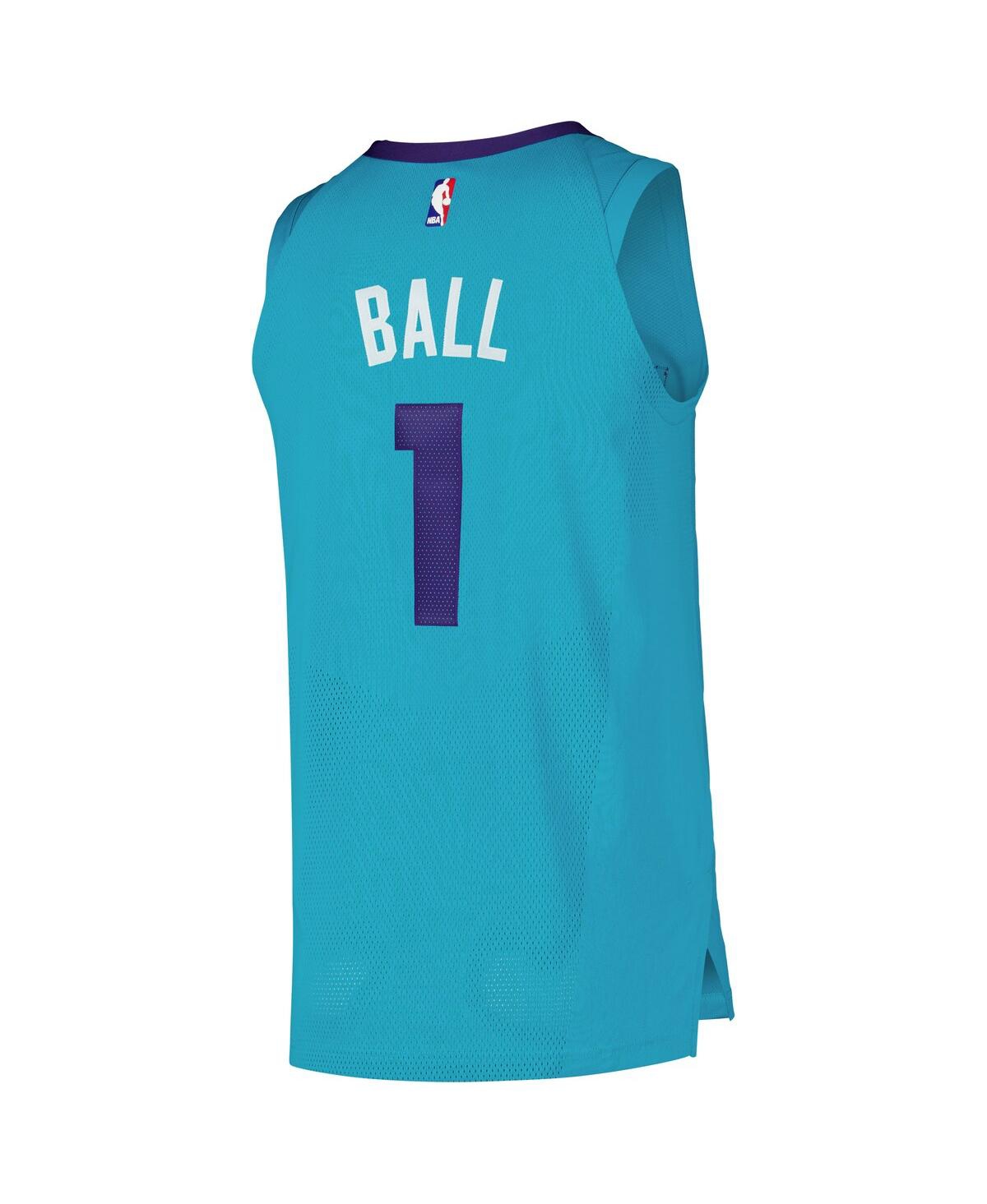 Jordan Men's LaMelo BallCharlotte Hornets Authentic Player Jersey - Icon Edition - Teal