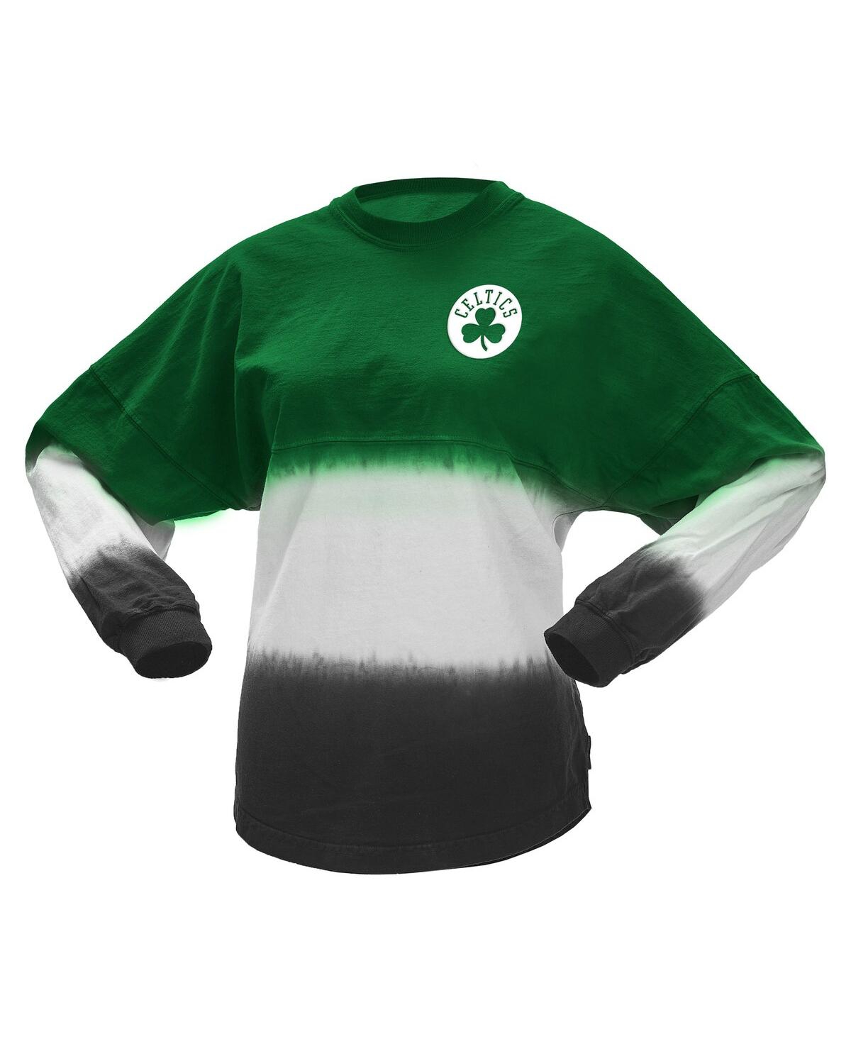 Spirit Jersey Men's and Women's Kelly-Green Boston Celtics 2024 Nba Finals Champions Horizontal Ombre Long Sleeve T-Shirt
