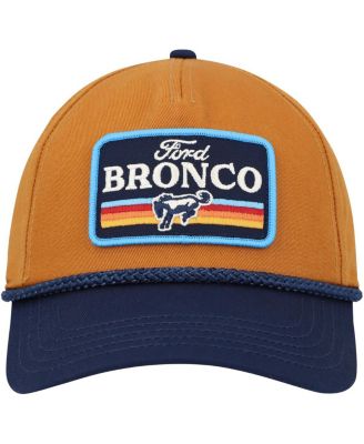 Men's Brown/Navy Bronco Roscoe Adjustable Hat