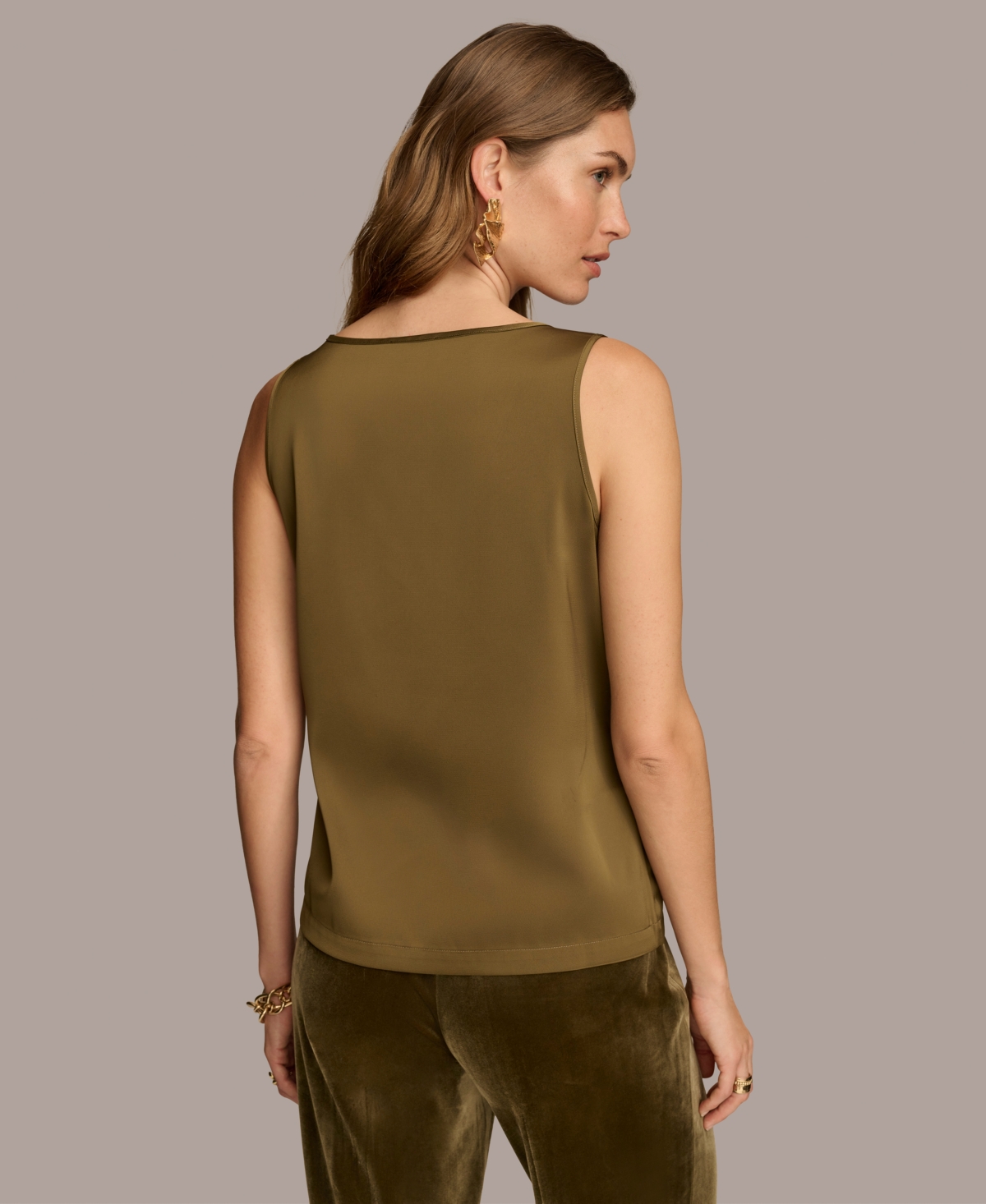 Donna Karan New York Women's Scoop-Neck Tank Top