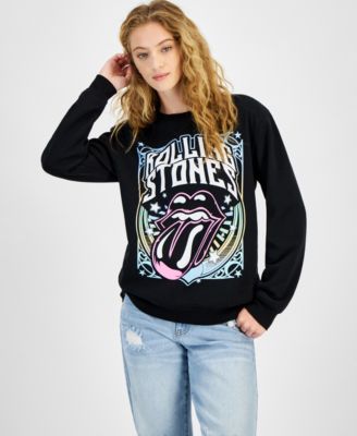 Juniors' Rolling Stones Crewneck Sweatshirt