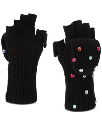 Women's Embellished Pop-Top Gloves