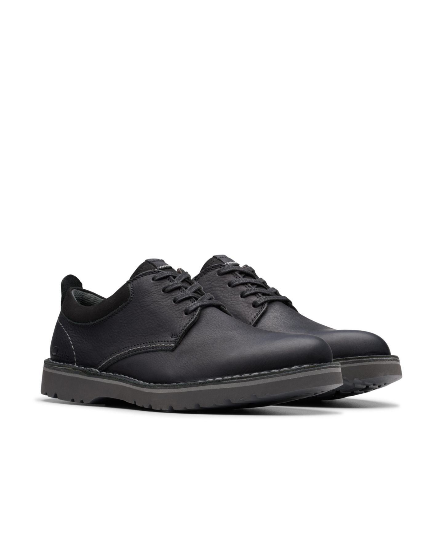 Мужские туфли Clarks Collection Eastridge Low, цвет: Чёрный кожаный — фото 4