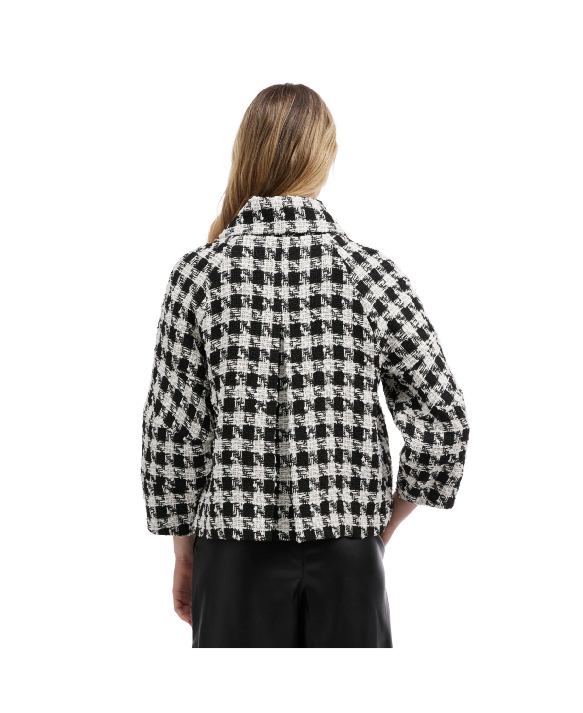 Nvlt Women's Cape Jacket with Lantern Sleeves - white