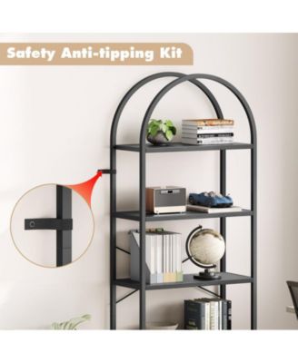 Arched bookshelf