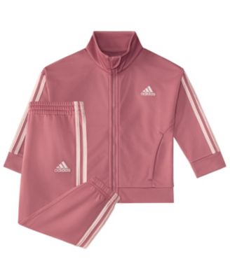 adidas Baby Girls 2 Piece Essential Tricot Track Set Macy s