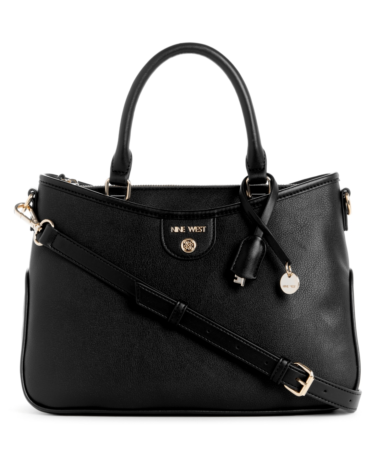 Nine West Women's Kiley Satchel Bag - Cement | Smart Closet