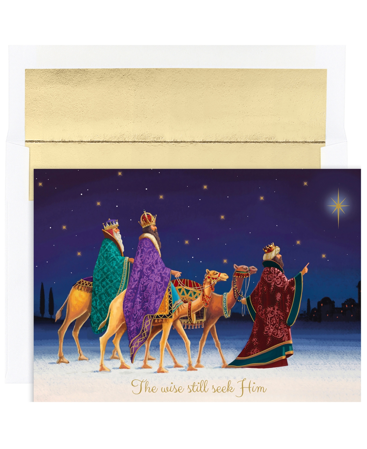Masterpiece Studios Three Kings Holiday Boxed Cards In No Color