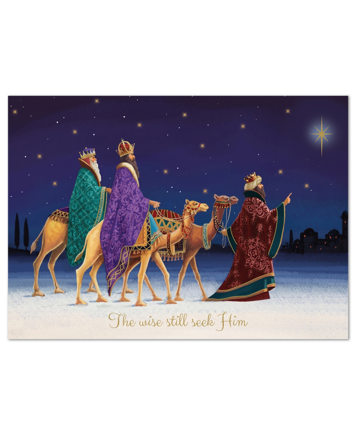 Masterpiece Studios Three Kings Holiday Boxed Cards In No Color