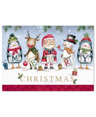 Santa And Friends Christmas Holiday Boxed Cards