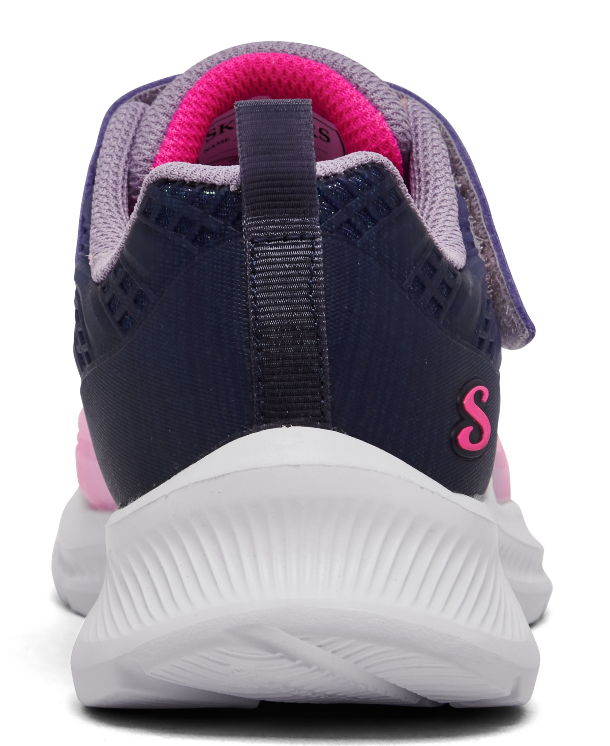 Skechers Little Girls Jumpsters 2.0 - Blurred Dreams Stay-Put Casual Sneakers from Finish Line -Navy