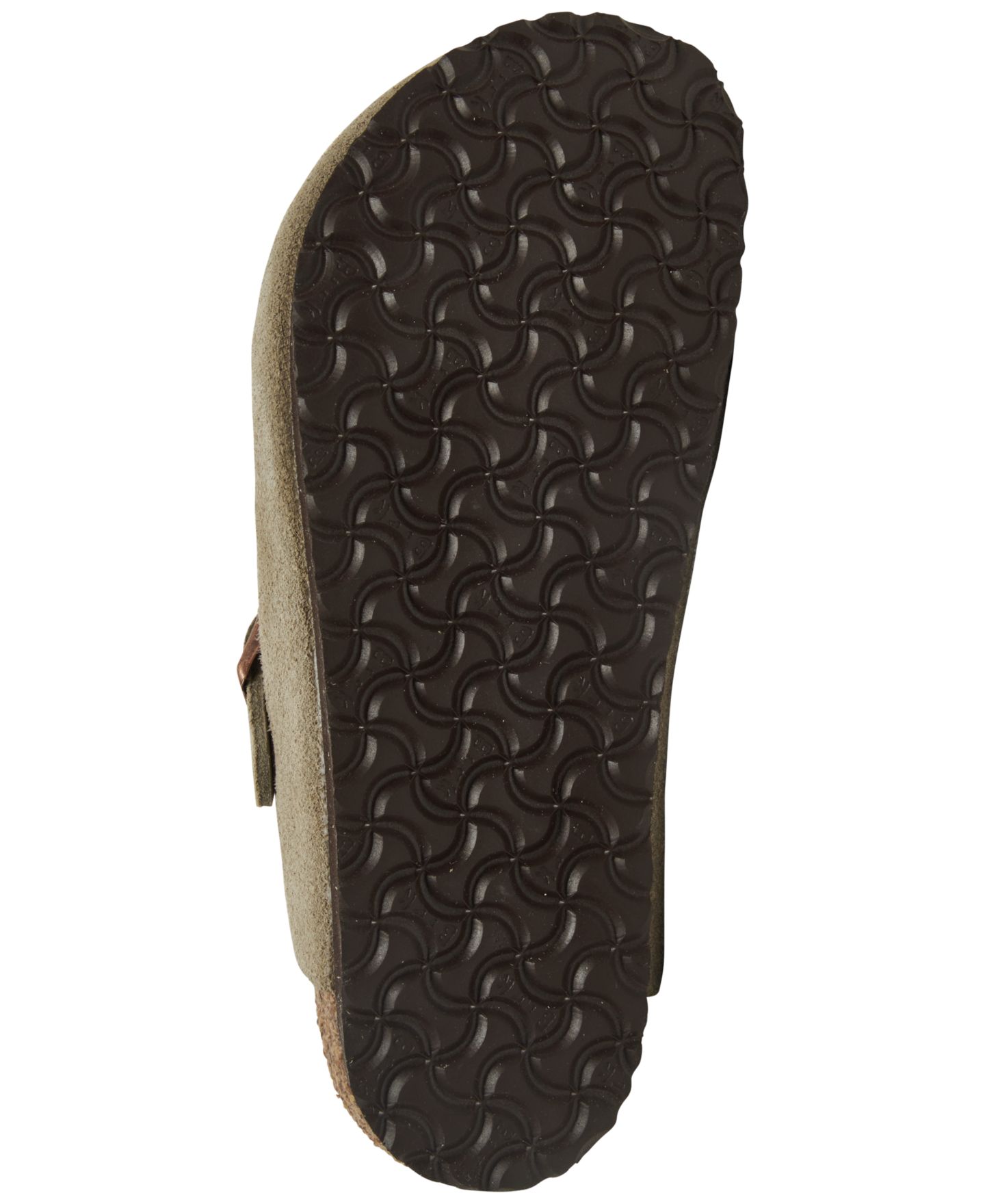 Сабо Birkenstock Boston Suede Leather Clogs from Finish Line для девочек, цвет: Бежевый — фото 2