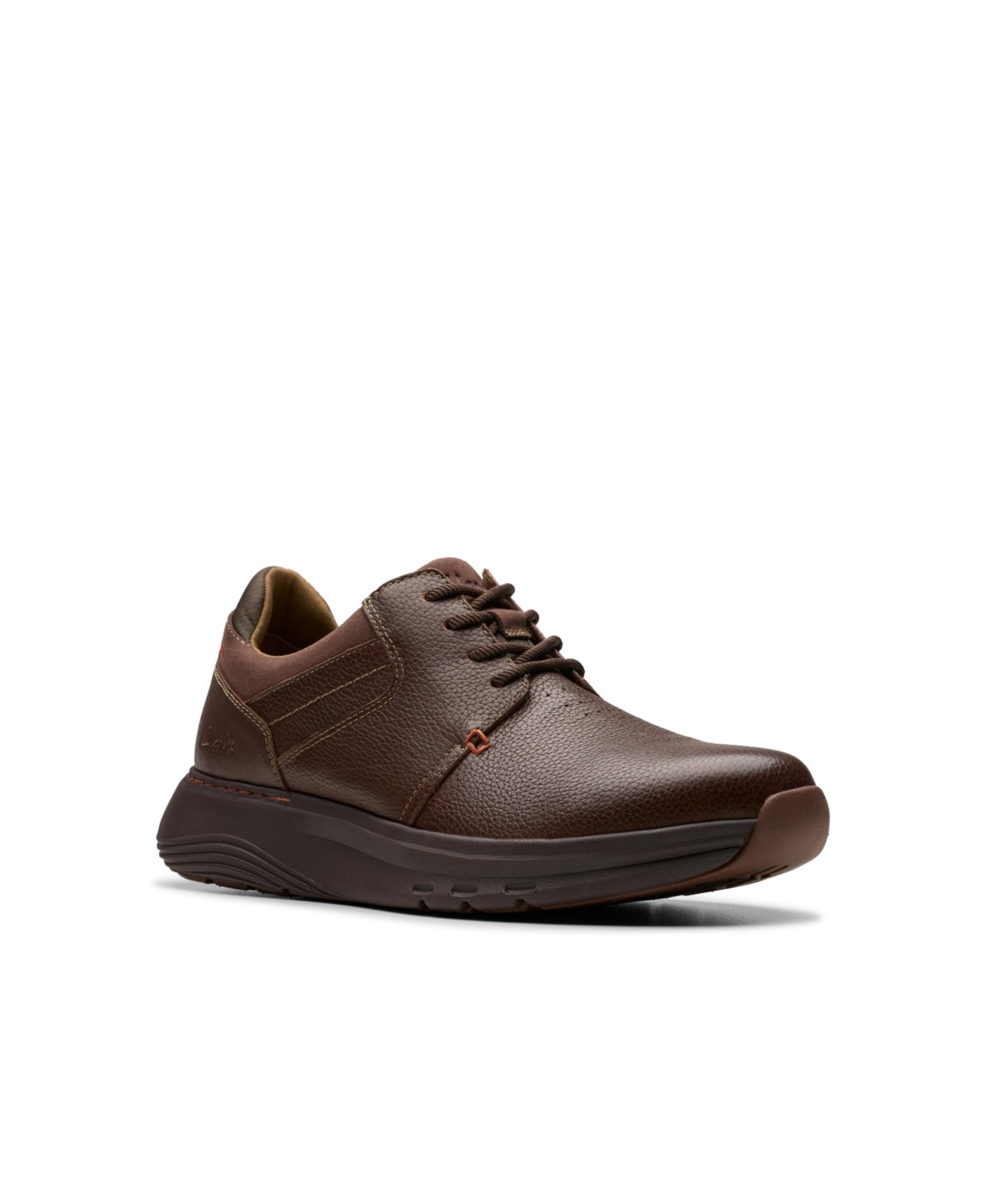 Clarks Collection Men s Motion Trek Pt Shoes In Mahogany Leather ModeSens