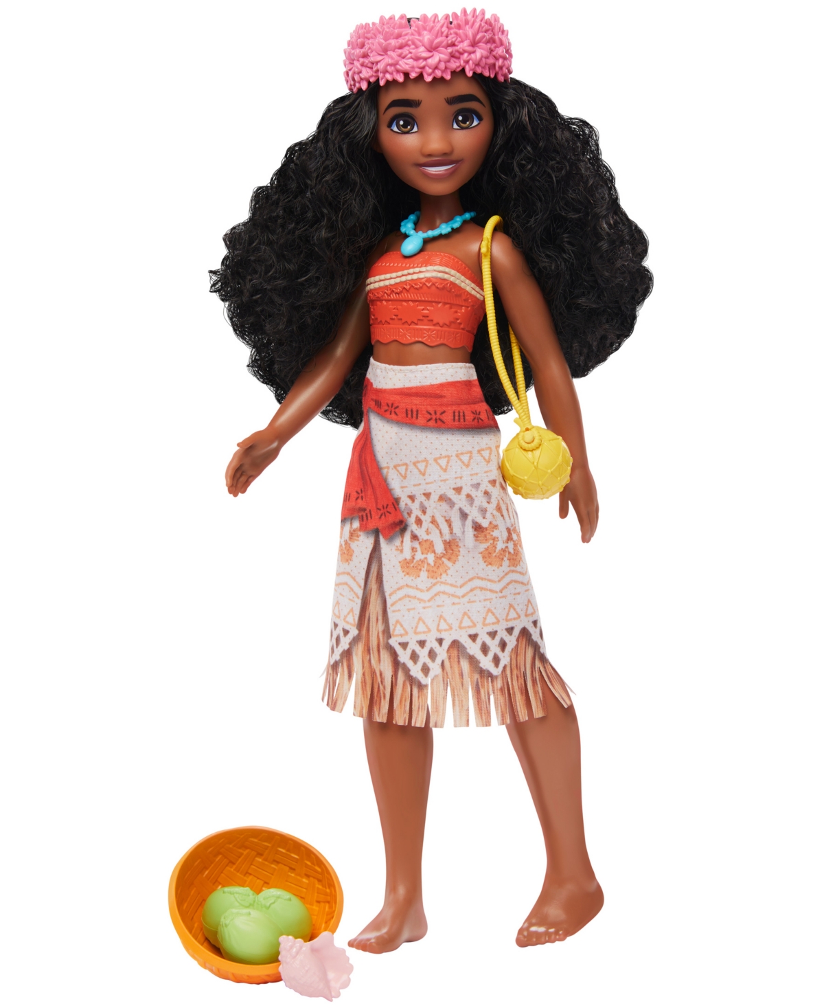 Disney Princess Island Adventure Moana Fashion Doll 6 Accessories In Multi-color