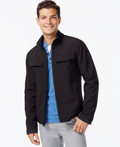INC International Concepts Soft Shell Zip-Front Jacket