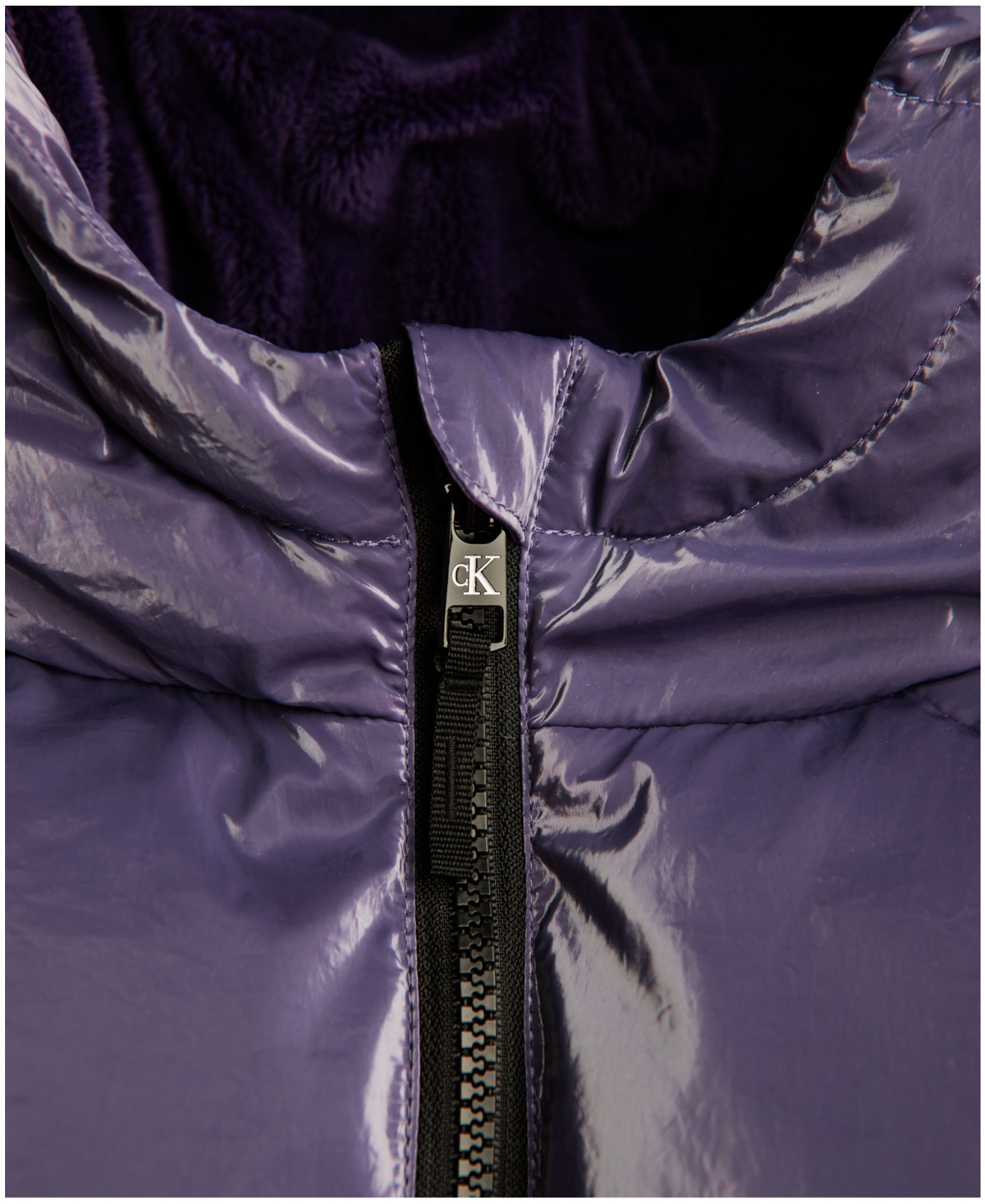 Calvin Klein Big Girls Liquid Shine Puffer Jacket