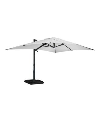 10x13 ft. 360° Rotation Cantilever Patio Umbrella with BaseandBT