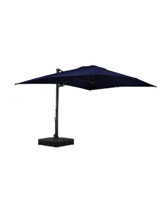 10x13 ft. 360° Rotation Cantilever Patio Umbrella with BaseandLED Light
