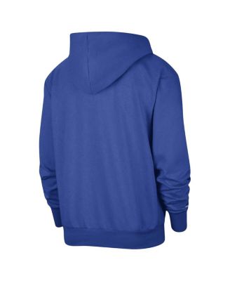 Men's Blue Dallas Mavericks Authentic Performance Pullover Hoodie