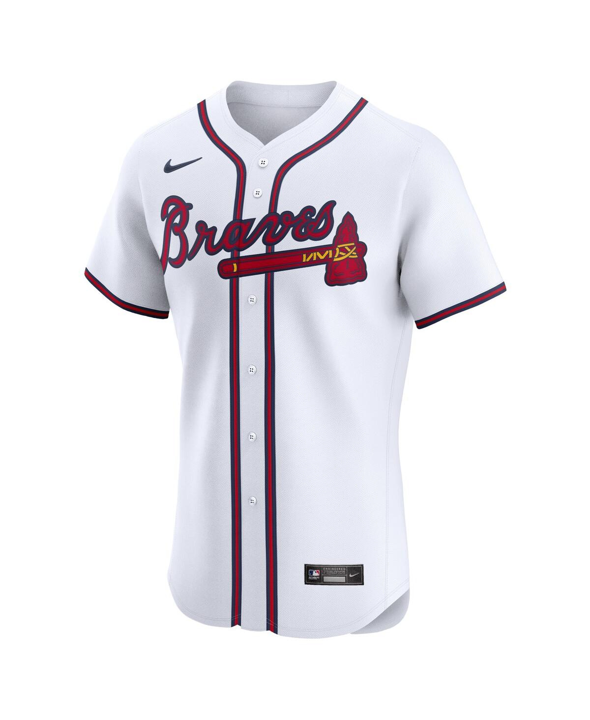 Nike Men'sAtlanta Braves Home Elite Jersey - White