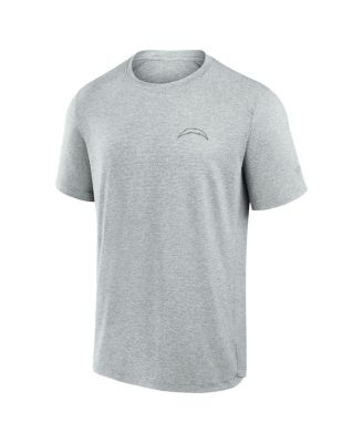 Men's Gray Los Angeles Chargers Front Office Tech T-Shirt