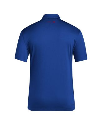 Men's Royal Kansas Jayhawks 2024 Coaches AEROREADY Polo