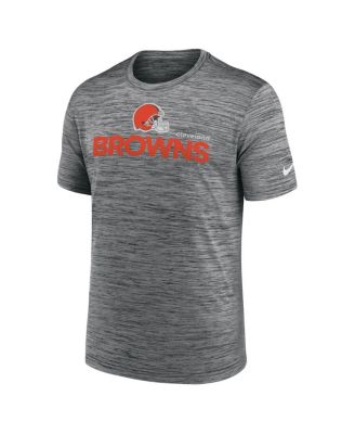 Men's Anthracite Cleveland Browns Blitz Velocity Modern Performance T-Shirt
