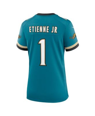 Women's Travis Etienne Jr Teal Jacksonville Jaguars Prowler Throwback Game Jersey