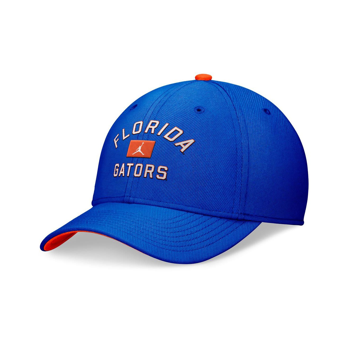 Мужская кепка Jordan Royal Florida Gators Primetime Swoosh Flex Hat — фото 1