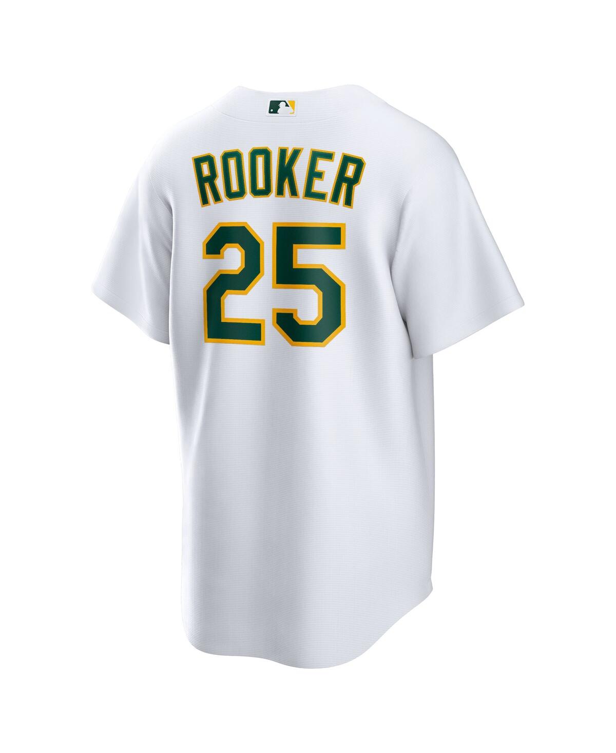 Nike Men's Brent RookerOakland Athletics Home Replica Jersey - White