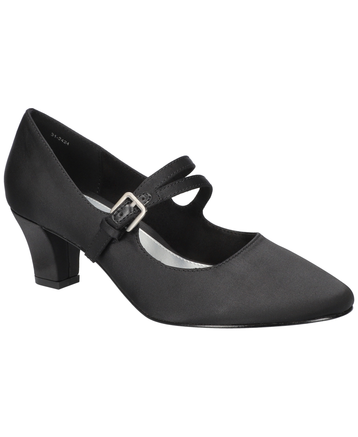 Easy Street Women s Meryl Mary Jane Pumps Black Lace Smart Closet