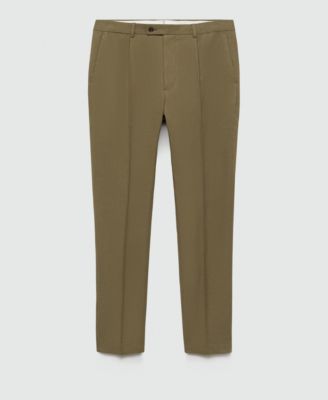 slim fit dress slacks The Linen Pleated Trouser main image 1