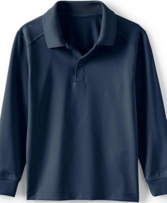 Girls Long Sleeve Rapid Dry Polo Shirt