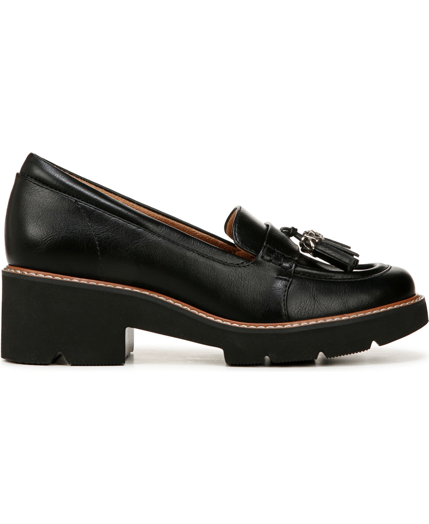 Женские туфли Naturalizer Committed Lug Sole, цвет: Чёрная искусственная кожа — фото 2