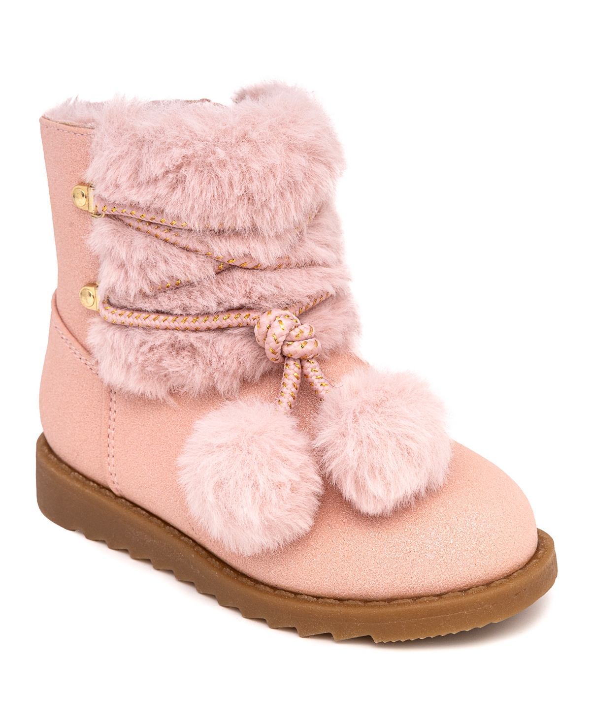 Sugar Kids' Toddler Girls Lil Snow Casual Bootie In Pink