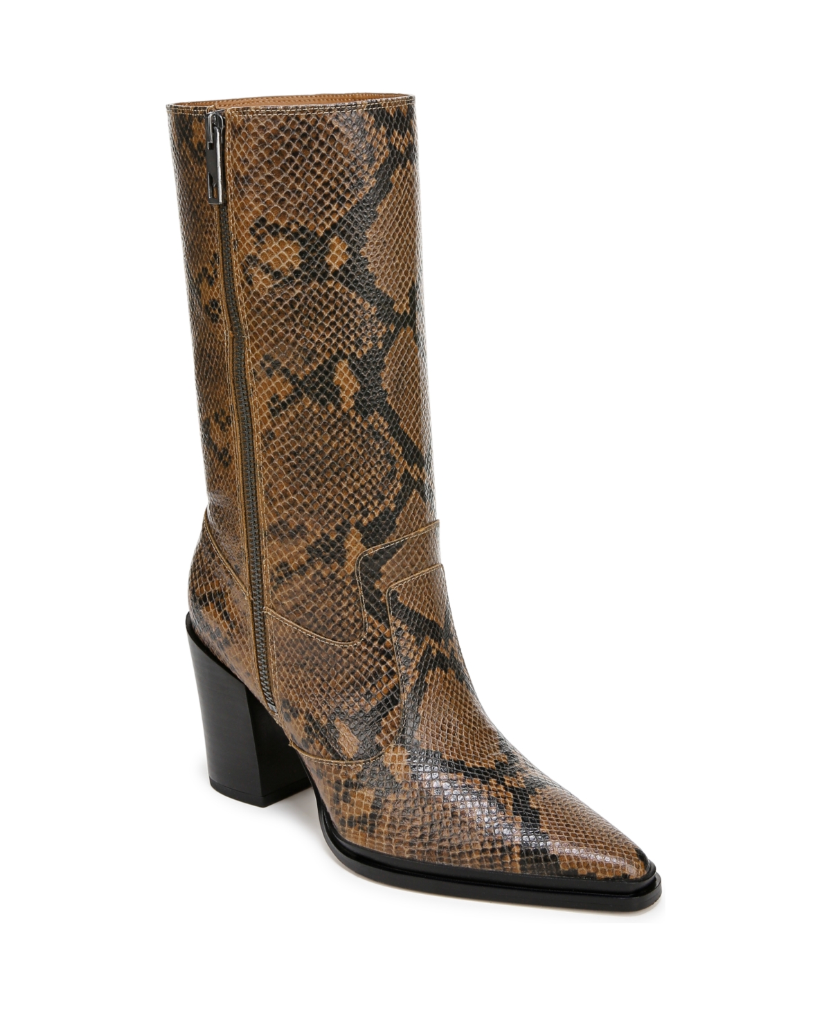 Women's Jaxon Pointed Toe Western Boots - Woodland Snake Faux Leather